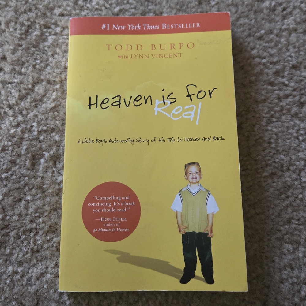 Heaven is for Real Book by Todd Burpo